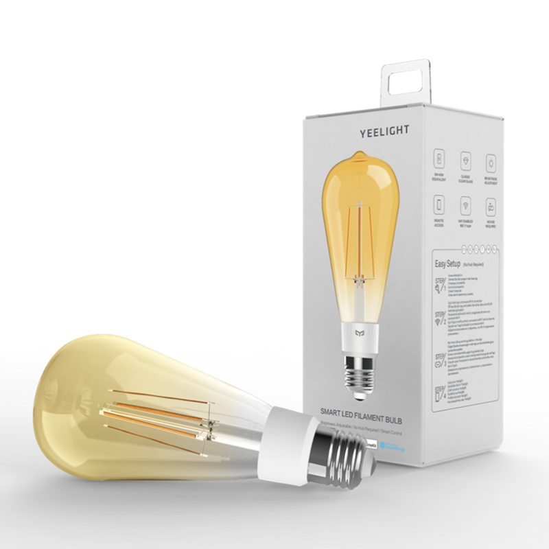 Yeelight Smart LED Filamentová Žárovka E27 ST64